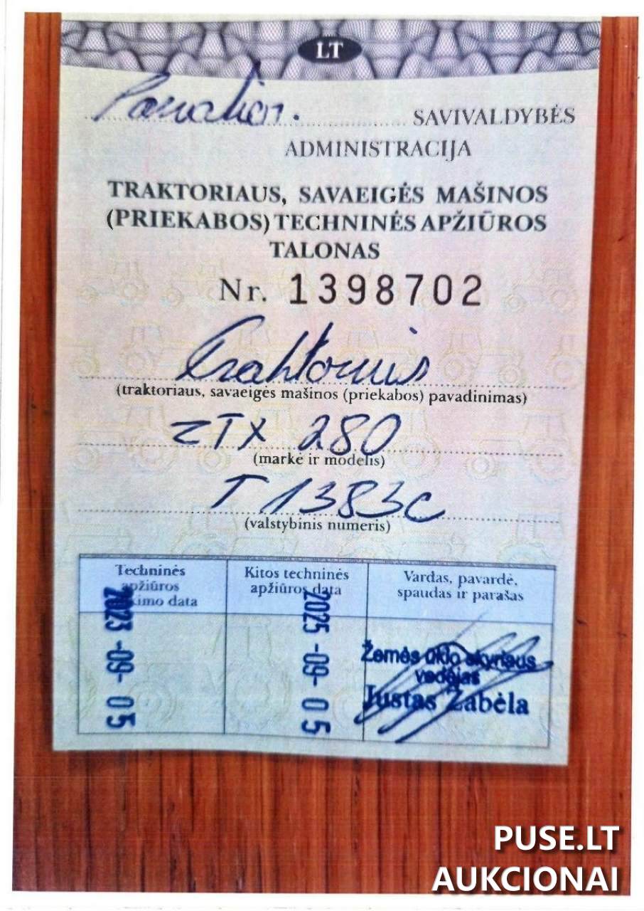 Ratinis Traktorius Traktoriai, savaeigės mašinos, priekabos, puspriekabės 1