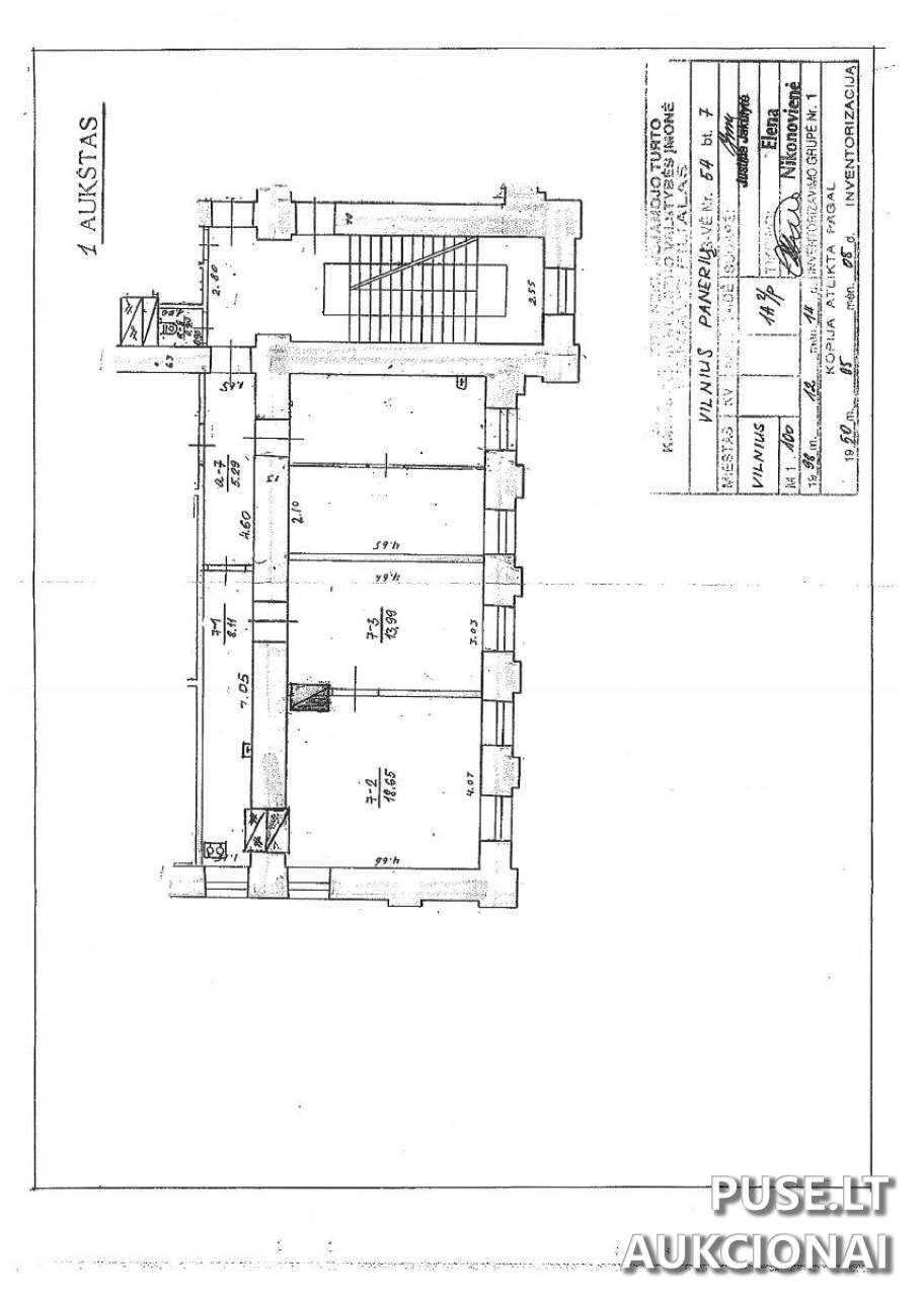 Butas Patalpos/Butai Panerių g. 54, Vilnius, 03202 Vilniaus m. sav., Lithuania 1