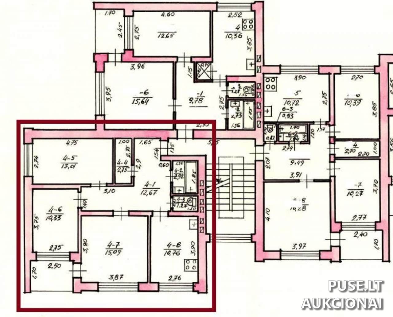 Butas Patalpos/Butai Gedimino g. 26, 84319 Žagarė, Lithuania 1