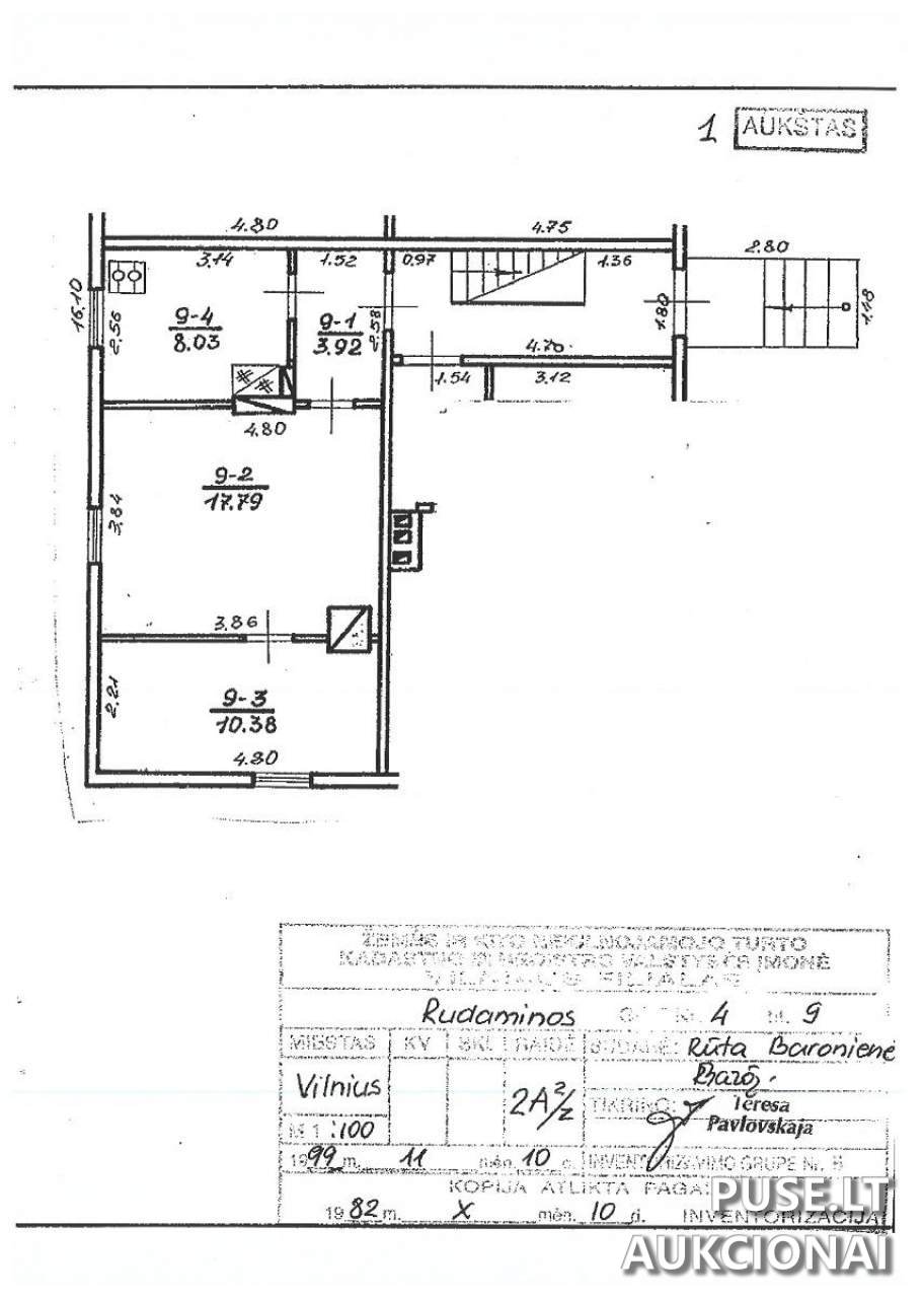 Butas Patalpos/Butai Rudaminos g. 4, 02165 Vilnius, Lithuania 1