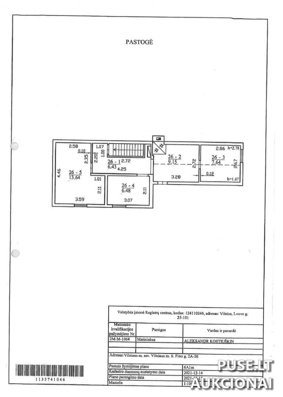 Butas Patalpos/Butai S. Fino g. 2A, 09304 Vilnius, Lithuania 1