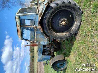 Tr সংকটraktorius MTZ-80L valstybinis Nr. 7432 LB parduodamas aukcione nuo 1000 EUR