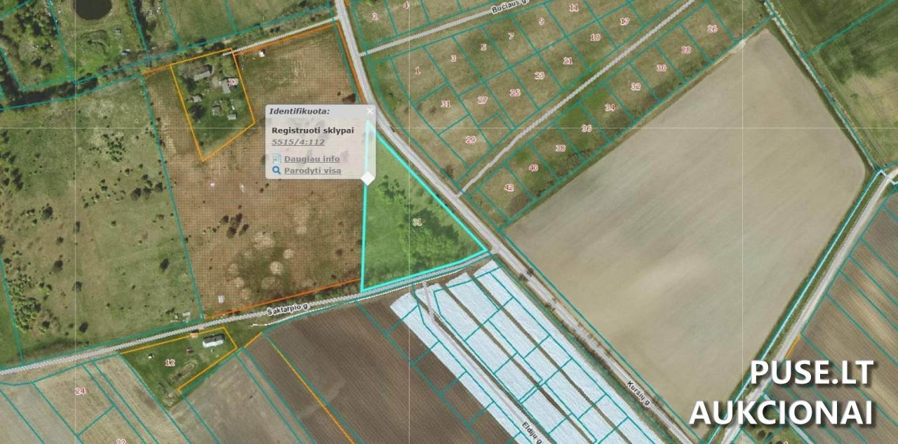 Žemės sklypas Sklypai Kuršių g. 31, Svencelė, 96241 Klaipėdos r. sav., Lithuania 4