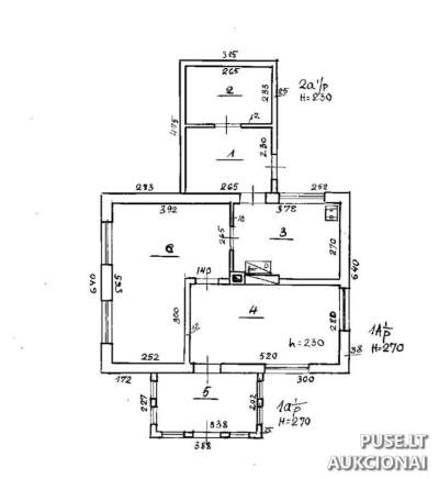 Parduodamas gyvenamasis namas su žemės sklypu Pakruojo rajone, Gedučių kaime, 1820 EUR kaina