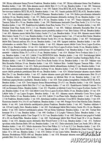 Turtinis paketas Kaune 3216 EUR pradinė kaina - UAB Tamfa