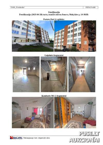 Kambarys Jonavoje, Mokyklos g. 10, Jonavos r. savivaldybė, pradinė kaina 5600 EUR