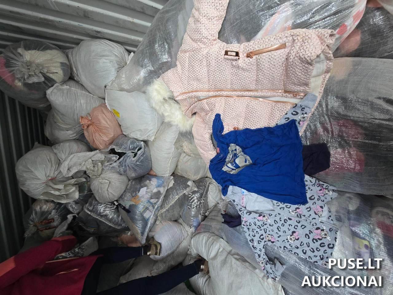 10285 kg padėvėtų nerūšiuotų rūbų Kitas turtas 1