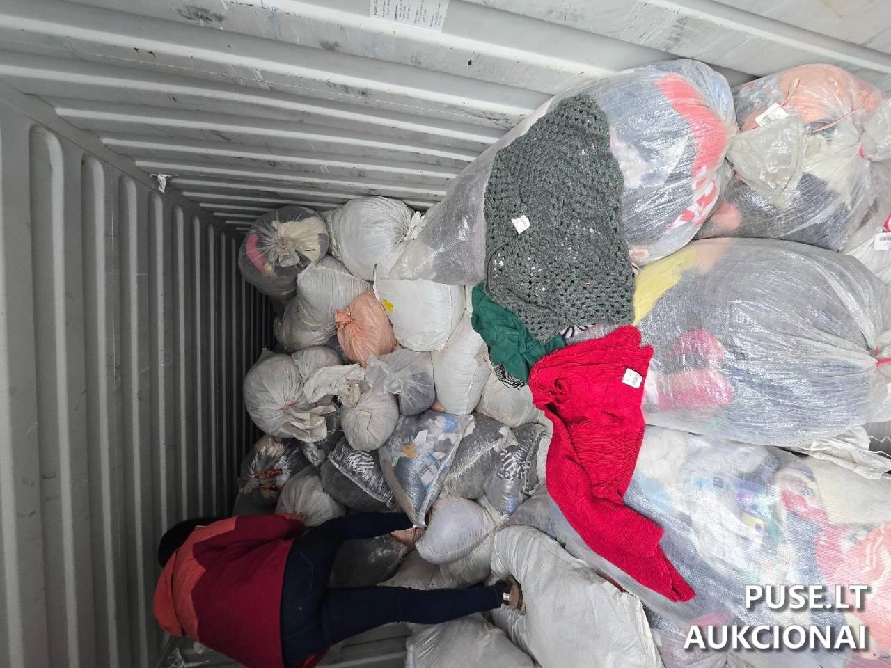 10285 kg padėvėtų nerūšiuotų rūbų Kitas turtas 2