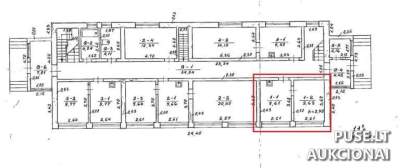 Mažas 19 kv.m. butas Žeimelyje, Pakruojo rajone, pradinė kaina 370 EUR - Turto banko aukcionas