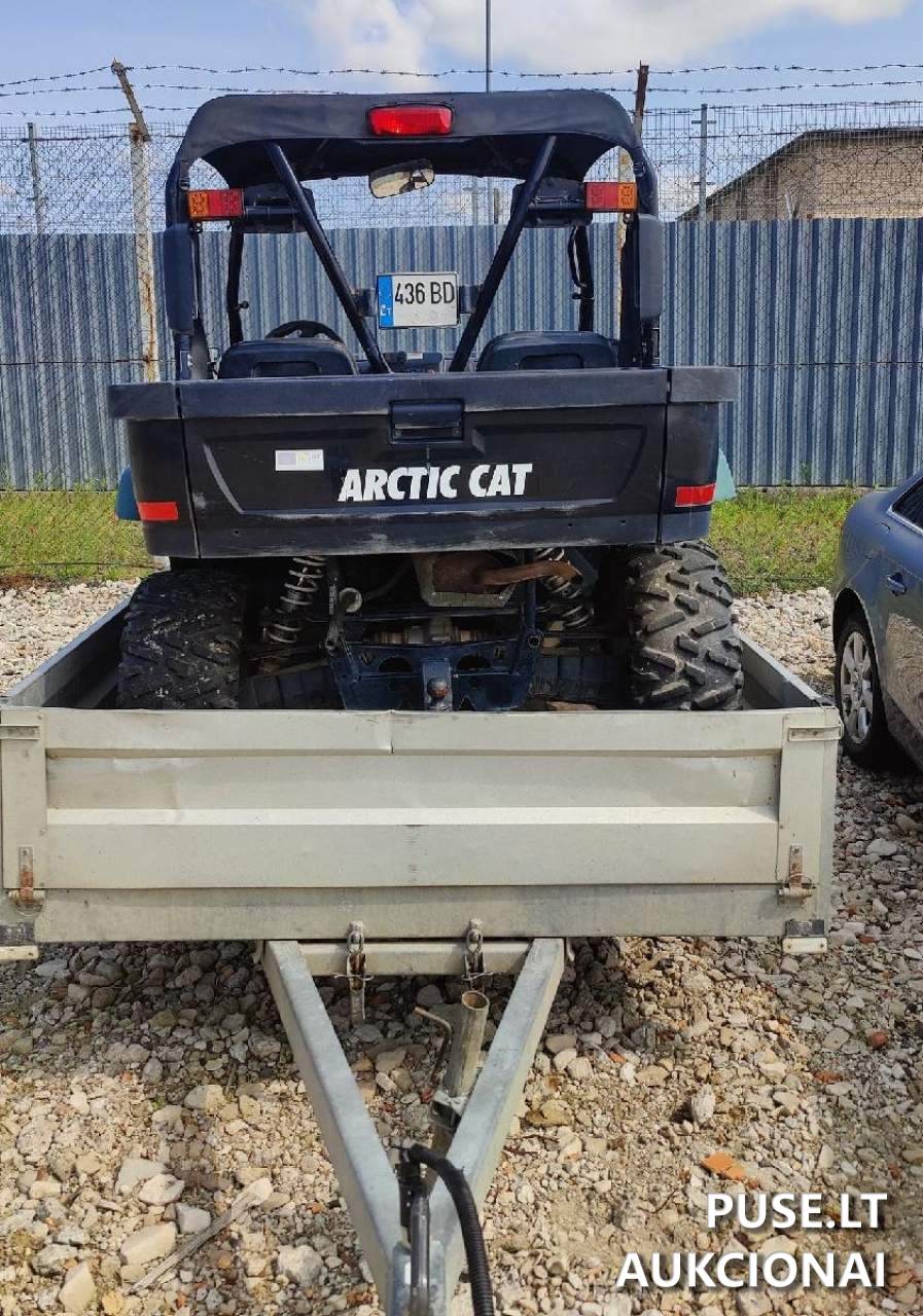 Keturratis motociklas "Arctic Cat", valst. Nr. 436 BD su priekaba, valst. Nr. FV 318 Triratis arba keturratis motociklas 4