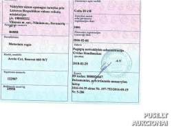 Sniegaeigis - Sniegomobilis (motorinės rogės) "Bearcat 660 WT" reg. Nr. B688R su priekaba, valst. Nr. AR 406