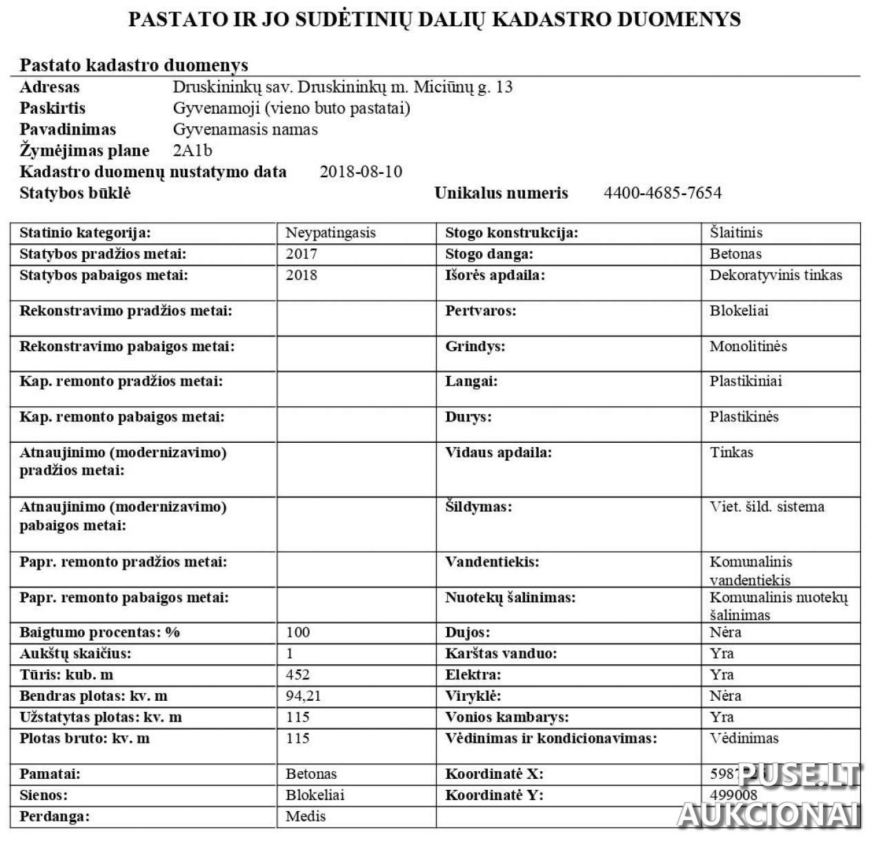 Gyvenamasis namas Pastatai Miciūnų g. 13A, 66371 Druskininkai, Lithuania 8