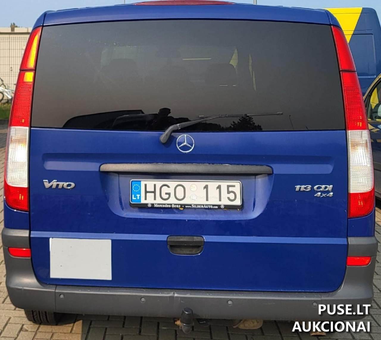 Automobilis "Mercedes Benz Vito" (Spec.pask.transp.pr"MERCEDES-BENZ VITO V/NrHGO115, IT-1260242-00 ir IT-1260242-02) Lengvasis automobilis 6