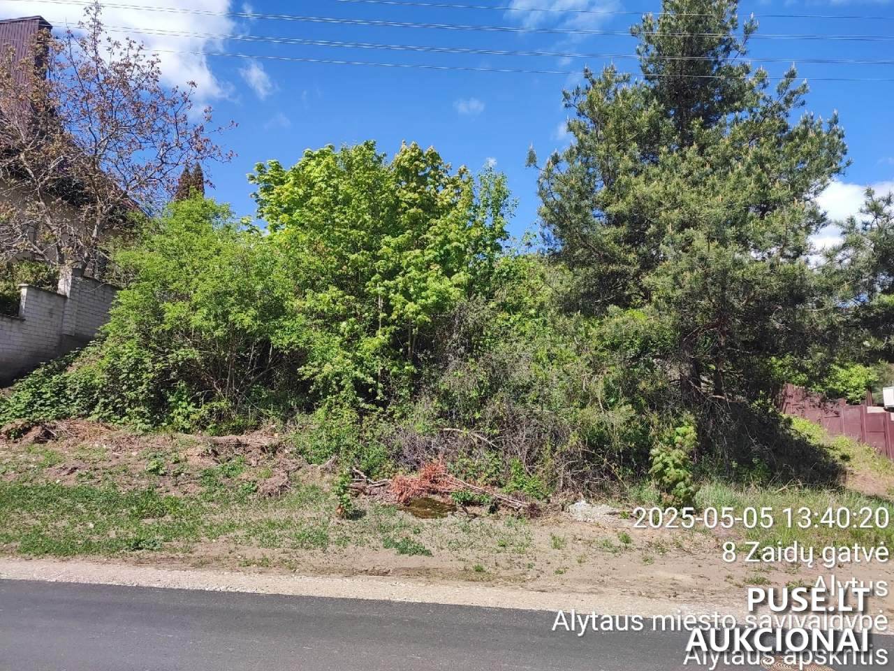 Žemės sklypas Sklypai Zaidų g. 8, Alytus, 62451 Alytaus m. sav., Lithuania 1