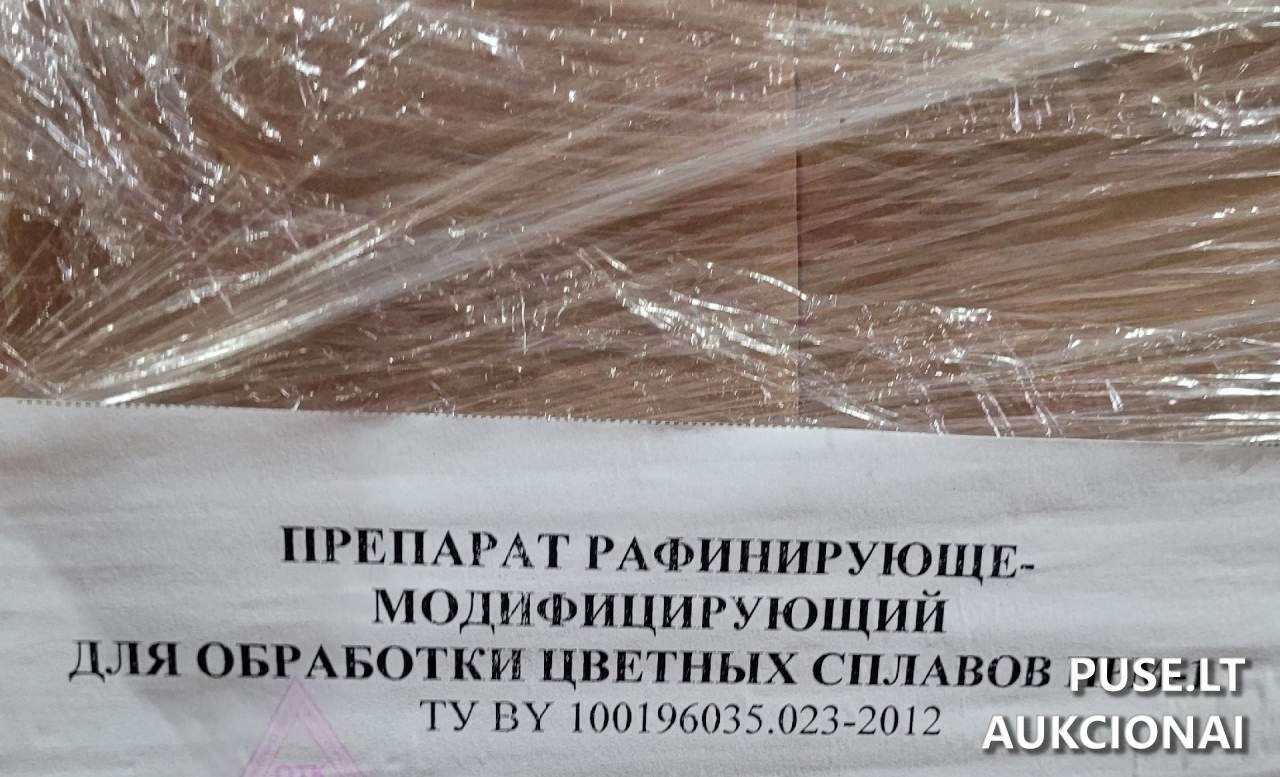 3047,07 kg paruoštų liejimo formų arba gurgučių rišiklių Kitas turtas 2