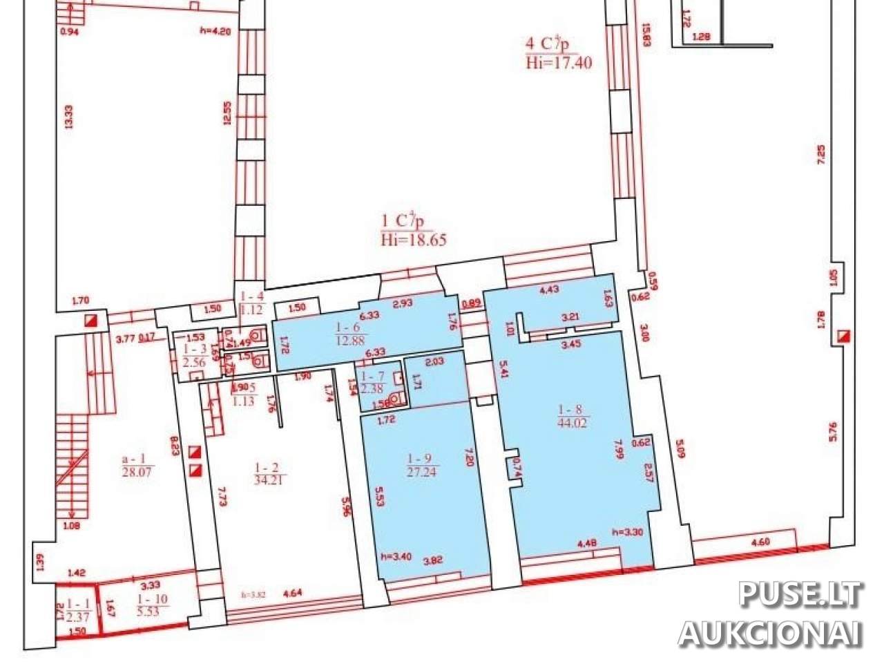 Nuomojamas turtas: Kultūros mokykla su parduotuvės patalpomis Pastatai Didžioji g. 38, 01128 Vilnius, Lithuania 1