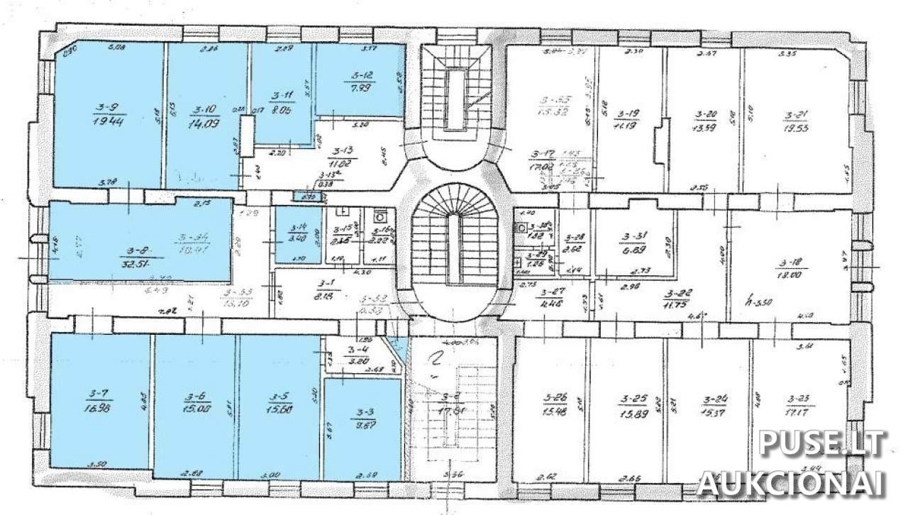 Nuomojamas turtas: Administracinis Pastatai T. Kosciuškos g. 30, 01100 Vilnius, Lithuania 1