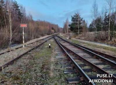Privažiavimo kelias Mažeikių rajone 342.52 m ilgio, pradinė kaina 20500 EUR