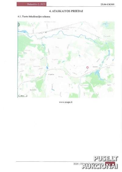 Žemės sklypas su namu Karklėnuose, Vilniaus rajone, parduodamas aukcione už 178380 EUR