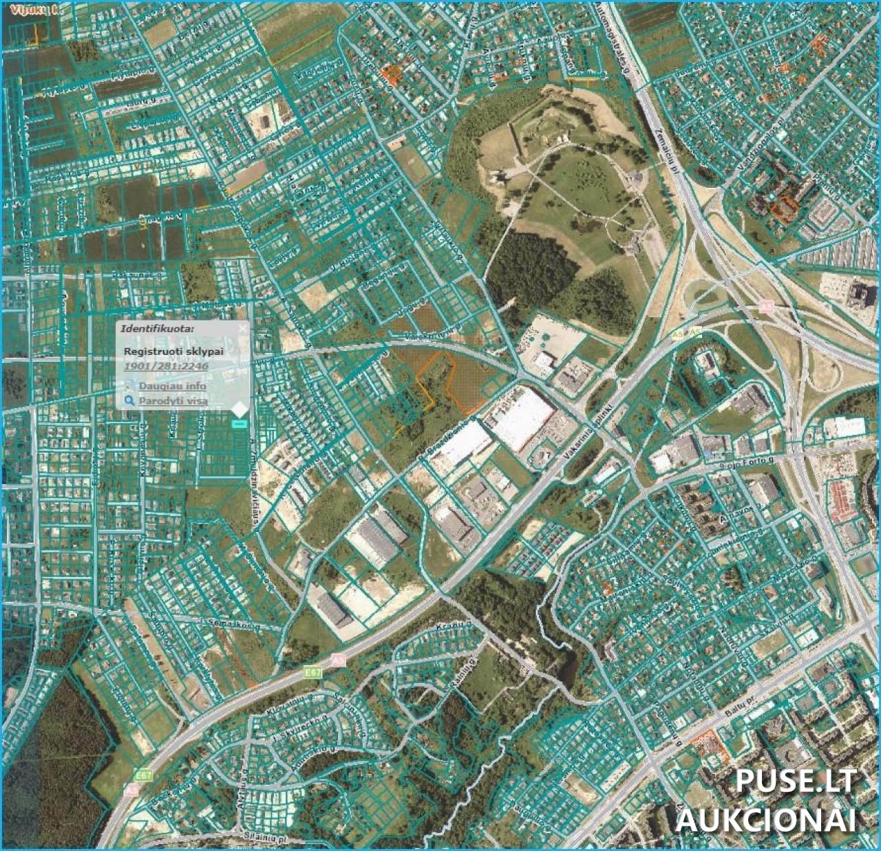 Žemės sklypas Sklypai A. Žmuidzinavičiaus g. 54, Kaunas, 47239 Kauno m. sav., Lithuania 1