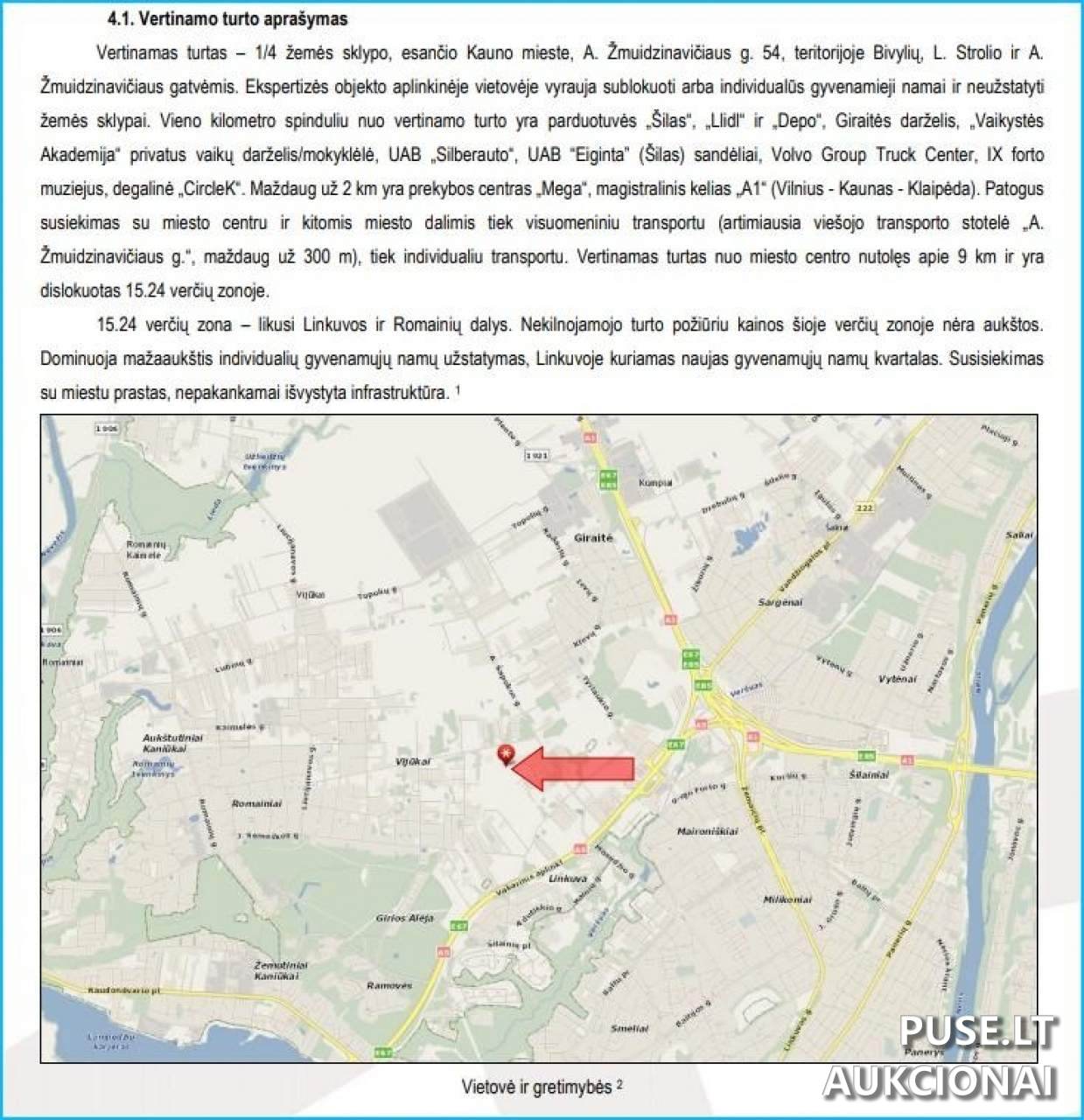 Žemės sklypas Sklypai A. Žmuidzinavičiaus g. 54, Kaunas, 47239 Kauno m. sav., Lithuania 3