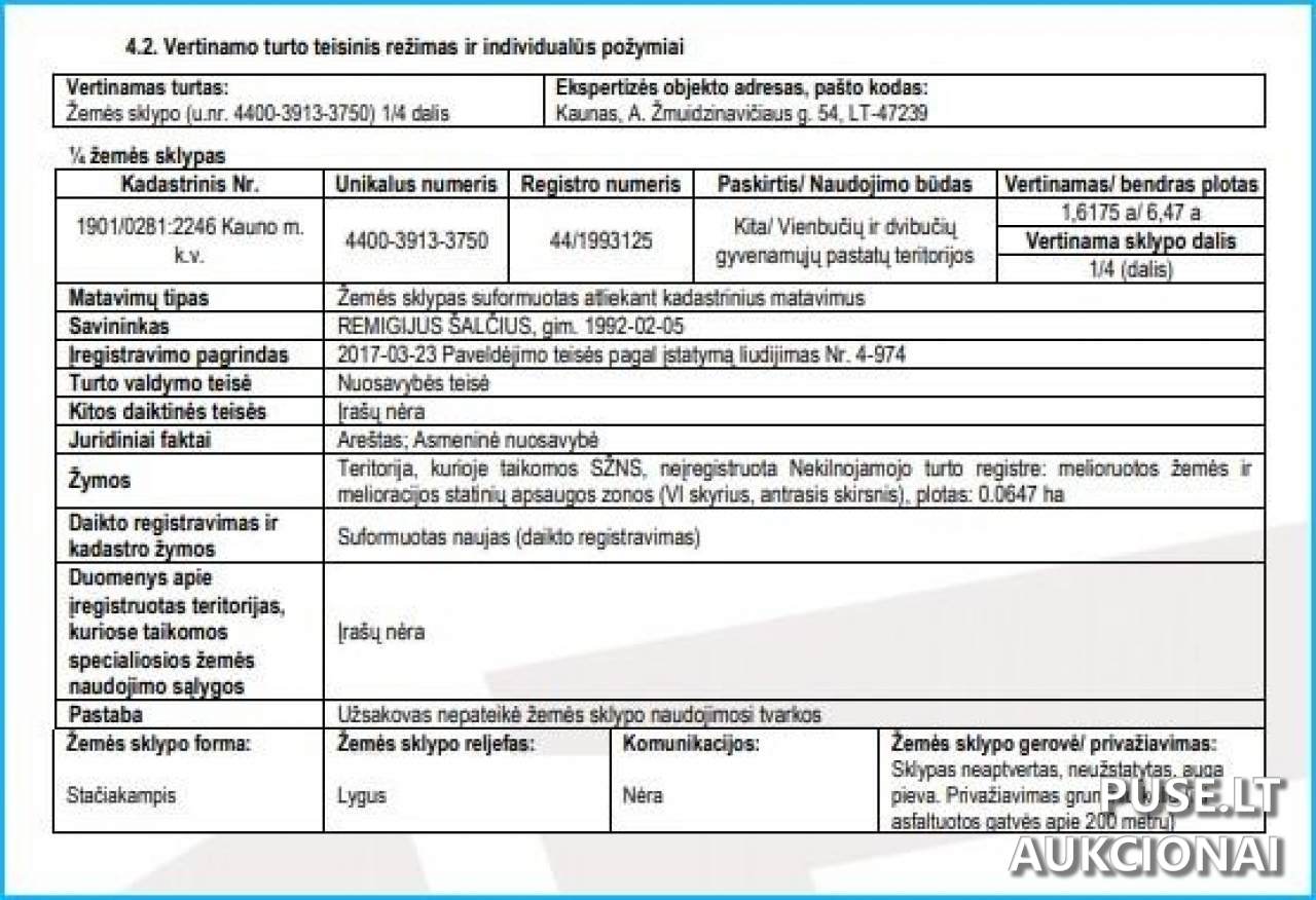 Žemės sklypas Sklypai A. Žmuidzinavičiaus g. 54, Kaunas, 47239 Kauno m. sav., Lithuania 4
