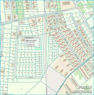 Žemės sklypas Kaune, A. Žmuidzinavičiaus g. 54, 1/4 dalis, pradinė kaina 5400 EUR