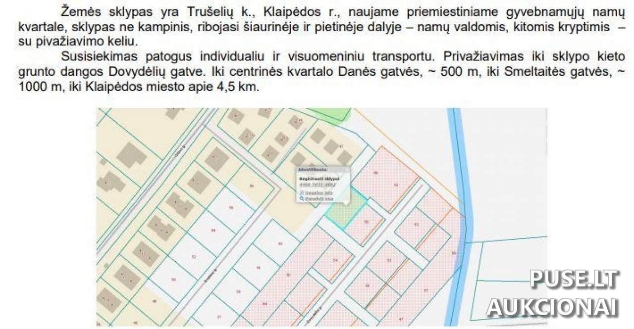 Žemės sklypas Sklypai Trušelių st., 91290 Trušeliai, Lithuania 2