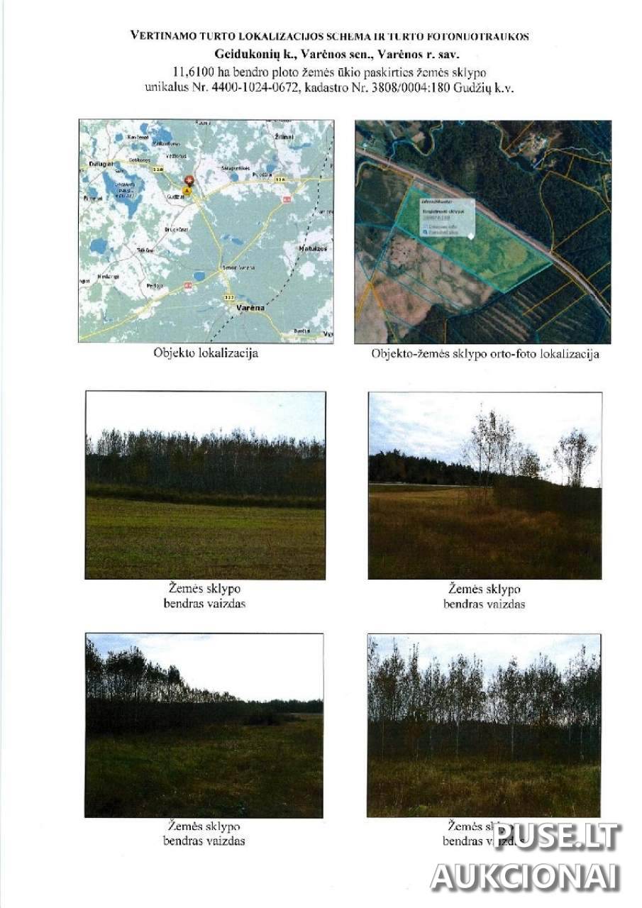 Žemės sklypas Sklypai Geidukonys, 65405 Varėna District Municipality, Lithuania 2