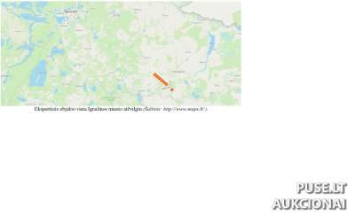 Žemės ūkio paskirties sklypas Ignalinos rajone, Buckūnų kaime, pradinė kaina 11100 EUR