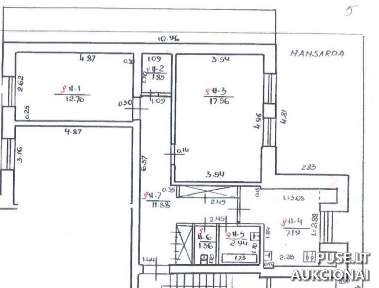 Butas Patalpos/Butai Laisvės g. 50, 30115 Ignalina, Lithuania 1