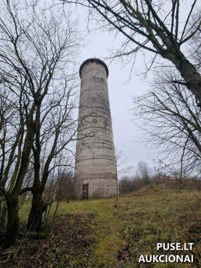 Vandens bokštas Plungėje, Salantų g. 5B, 64663 EUR pradinė kaina, 100% baigtumas