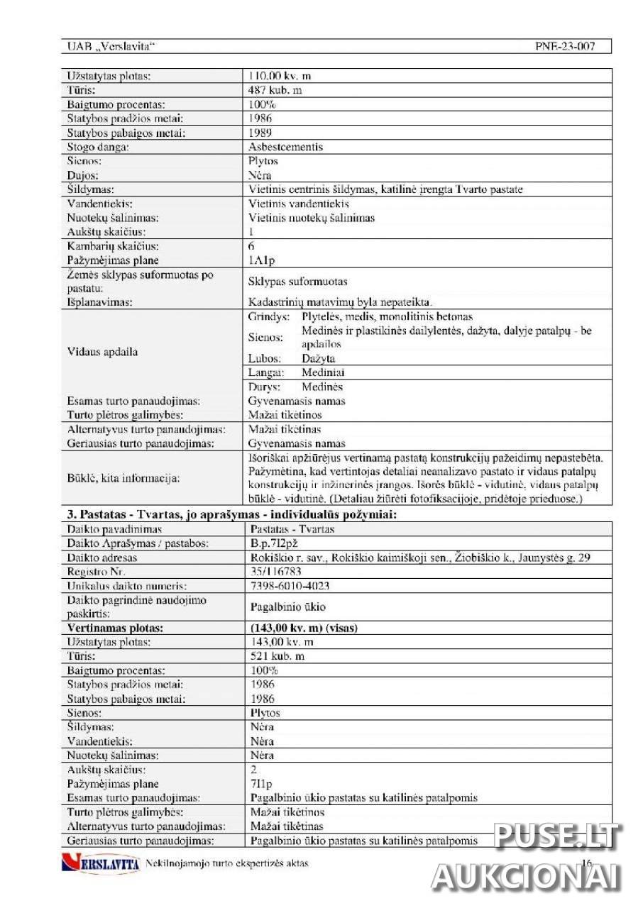 Gyvenamasis namas Pastatai Jaunystės g. 29, Žiobiškis, 42411 Rokiškio r. sav., Lithuania 3