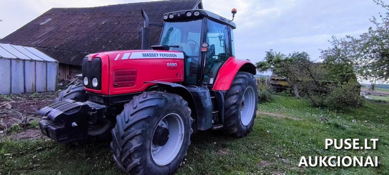 MASEY FERGUSON 6490 Traktoriai, savaeigės mašinos, priekabos, puspriekabės 2