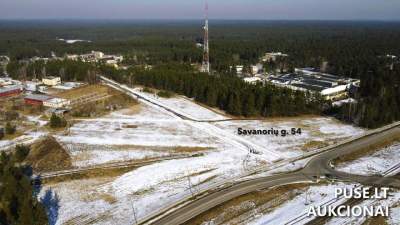 Valstybinio žemės sklypo nuoma Varėnos mieste Savanorių g. 54, pradinė kaina 1014 EUR