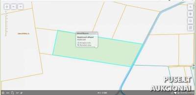 Žemės sklypas Ukmergės rajone, Jakutiškių kaime, 11840 EUR pradinė kaina, antstolių varžytynės