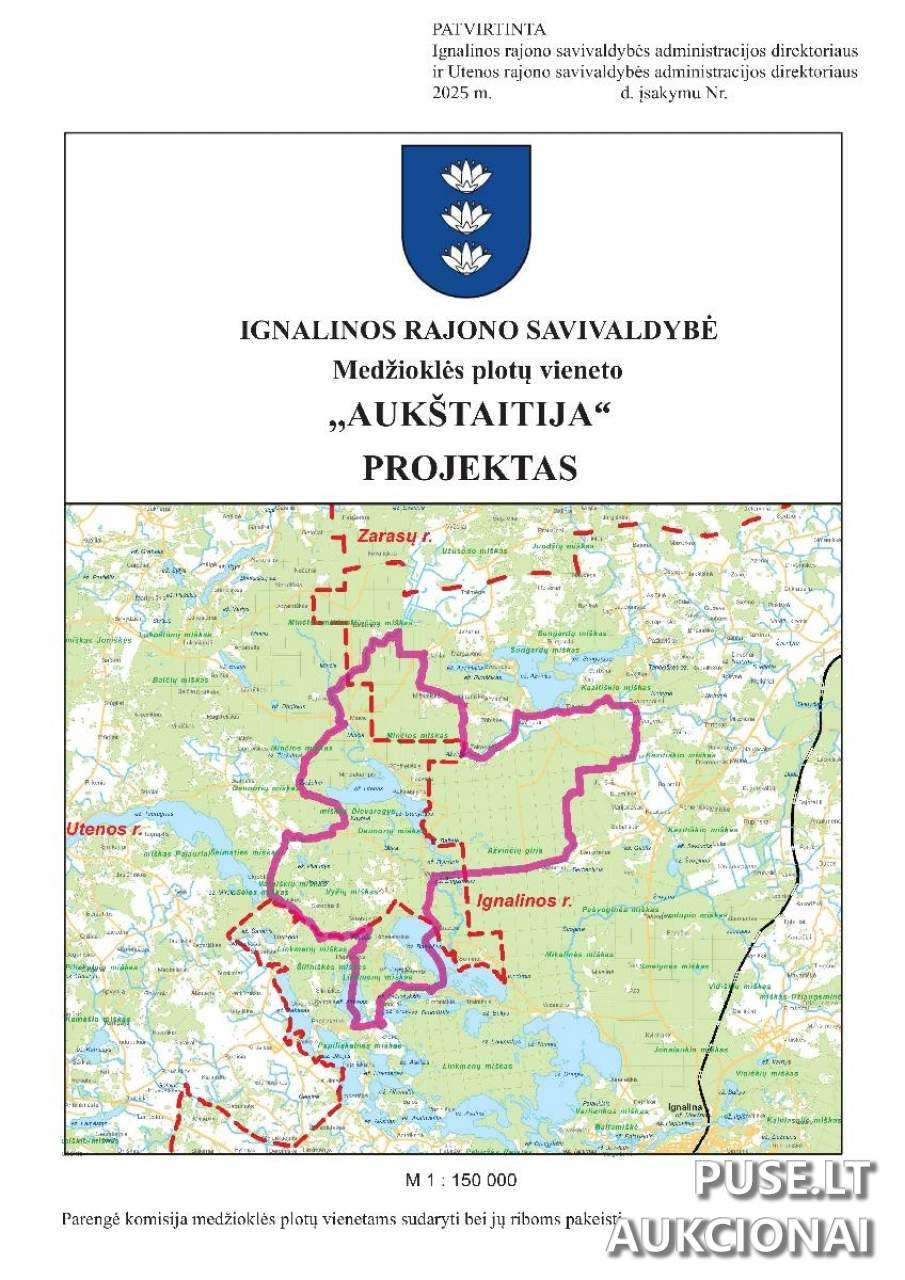 Medžioklės plotų vienetas "Aukštaitija" esantis Ignalinos r. ir Utenos r. savivaldybių teritorijose Kitas turtas 2