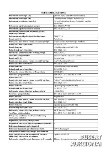 Medžioklės plotų vieneto "Aukštaitija" nuomos teisė Ignalinos ir Utenos rajonuose, pradinė kaina 5756 EUR