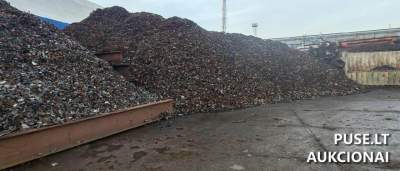 Metalo laužo pardavimas Klaipėdos uoste aukcione 1138821 EUR - UAB Hansamet likvidavimas
