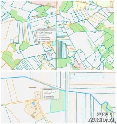 Žemės ūkio sklypas Šilalės rajone, Mažrimų kaime, pradinė kaina 3075 EUR