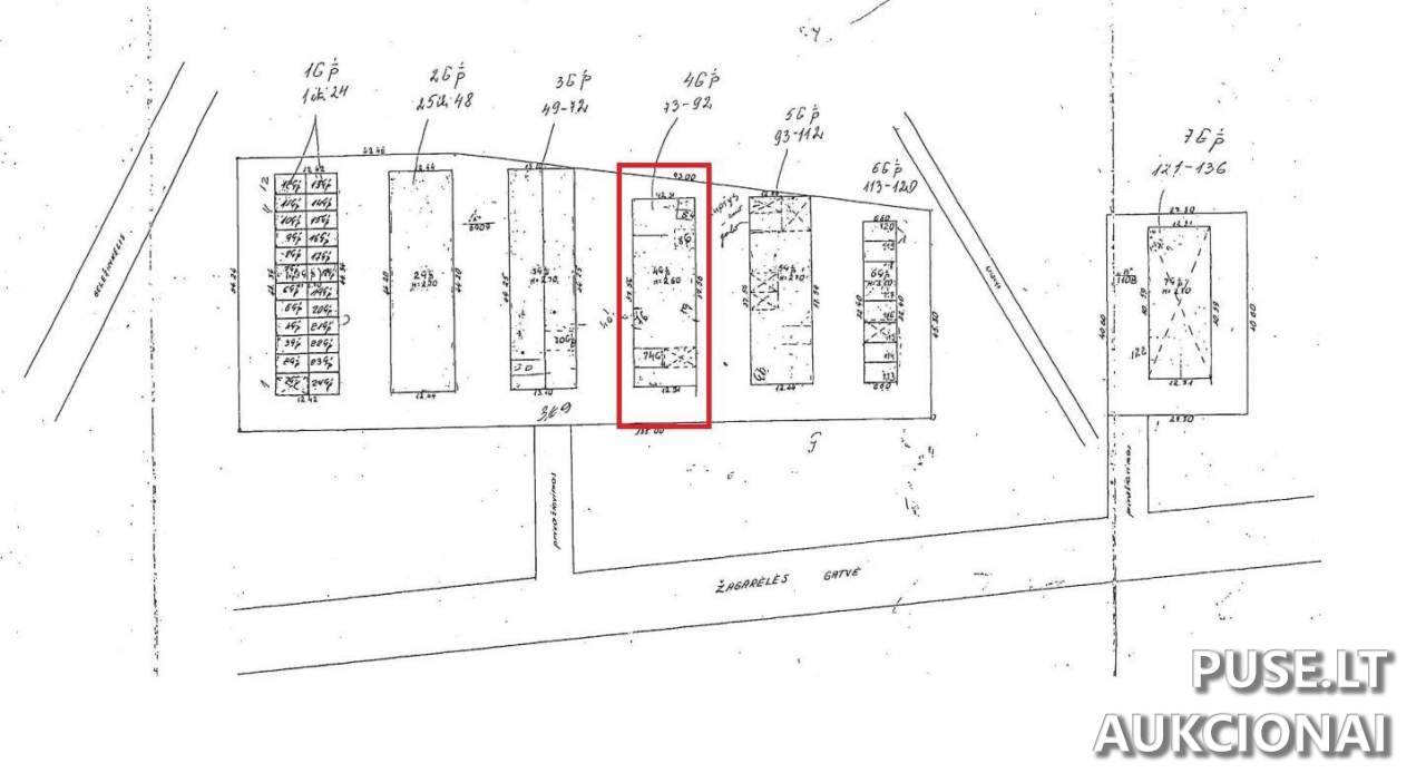 Garažas (boksas), g/k Nr.39a Patalpos/Butai Žagarėlės g. 3E, Mažeikiai, Lithuania 6