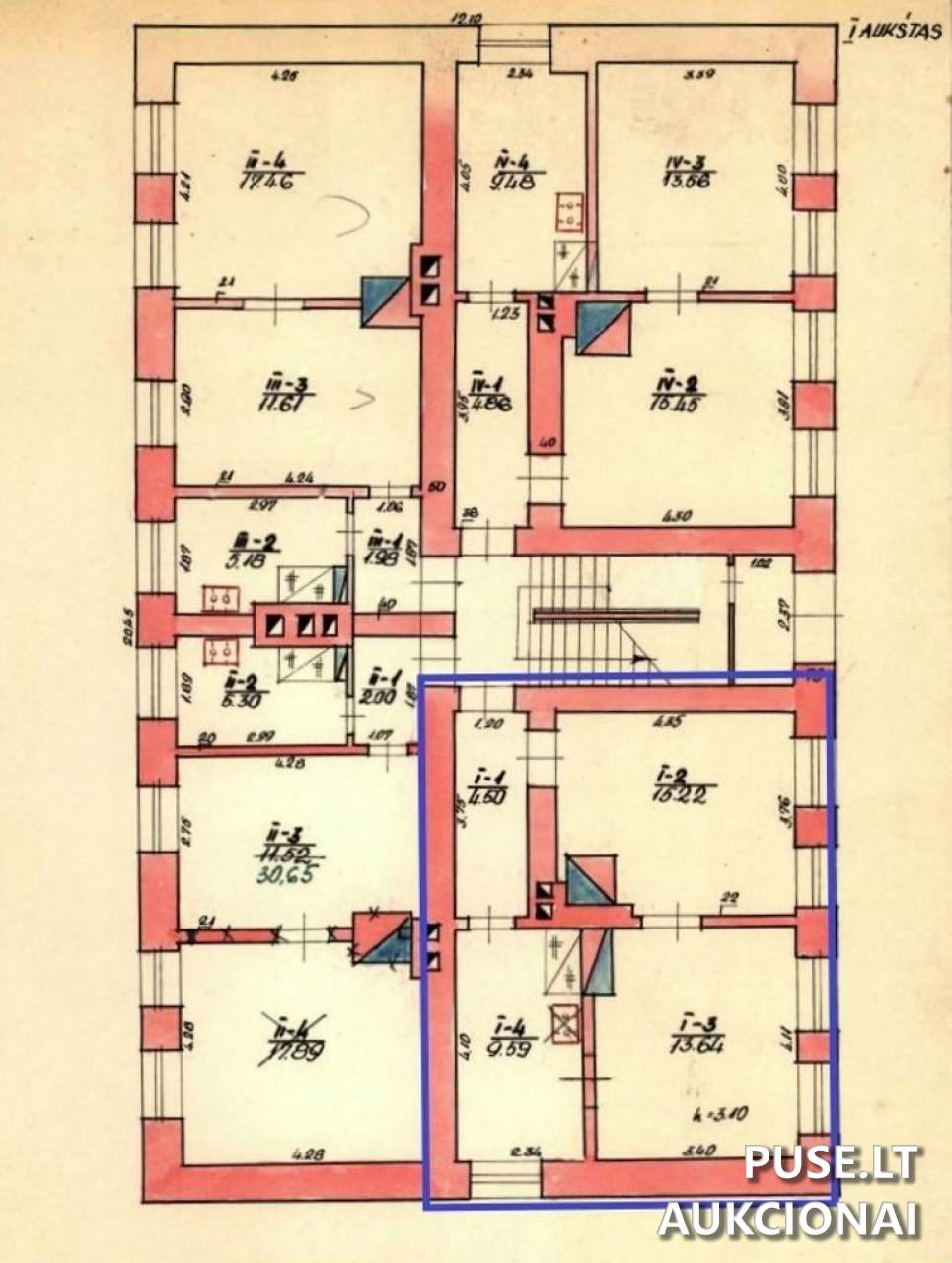 Butas Patalpos/Butai Dariaus ir Girėno g. 33, 71317 Kudirkos Naumiestis, Lithuania 1