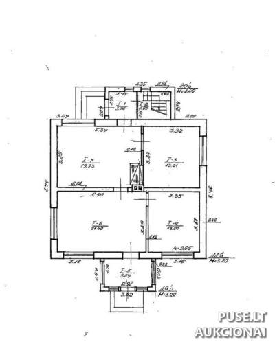 1/4 dalis gyv. namo aukcionas Pakruojo rajone, Linkuvoje, nuo 1701 EUR