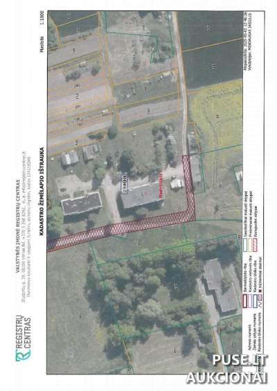 3 kambarių butas Radviliškio rajone, Beinoravos k., pradinė kaina 3650 EUR