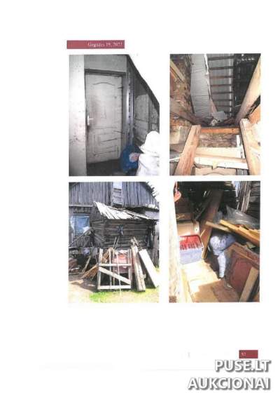 Gyvenamasis namas Kaišiadorių rajone, Žiežmarių mieste, Vilniaus g. 9, pradinė kaina 7360 EUR