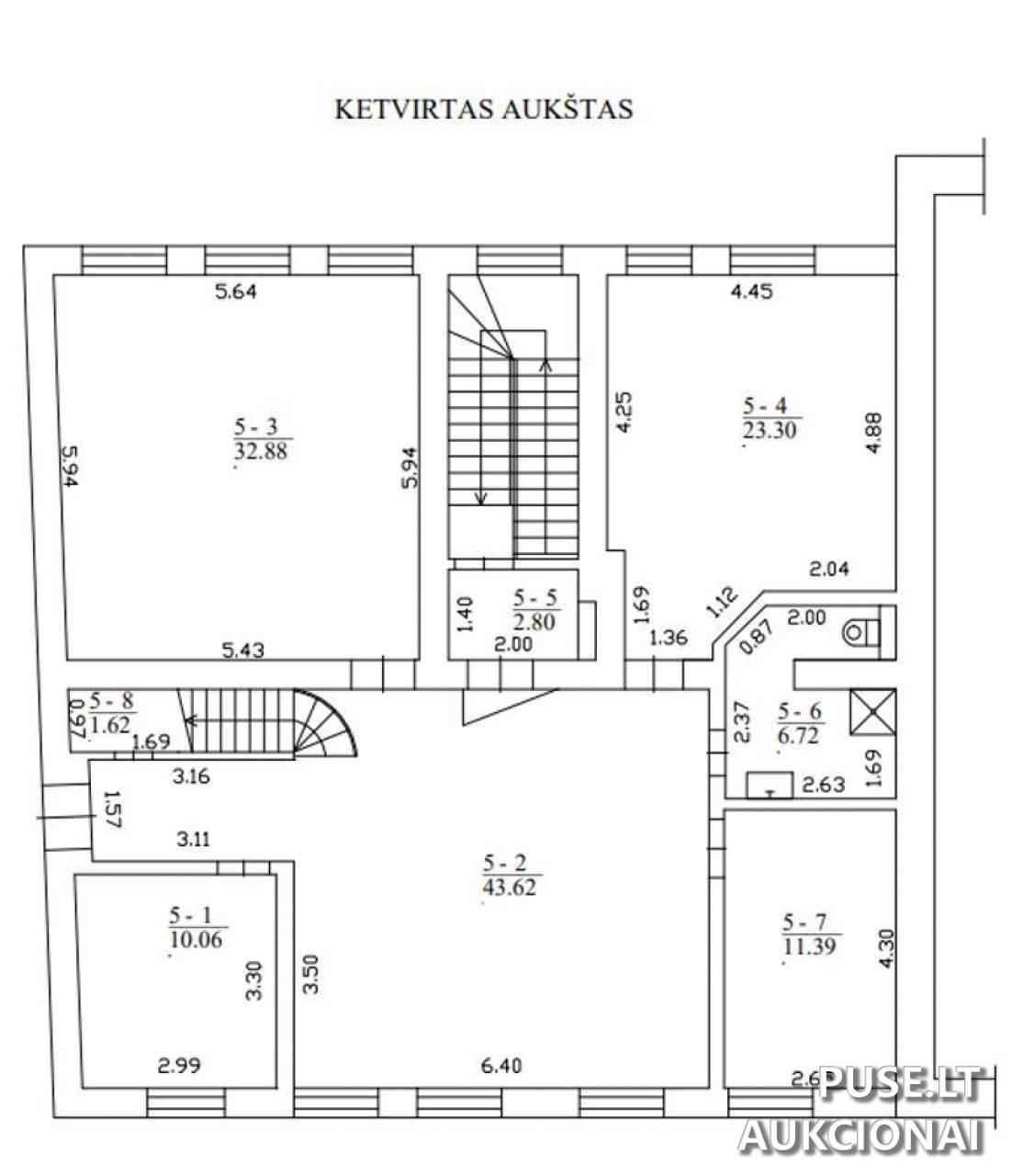 Adminisrtacinės patalpos Patalpos/Butai Tilžės g. 150, 76351 Šiauliai, Lithuania 6
