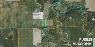 Žemės ūkio paskirties sklypo 1/2 dalis Kretingos r. sav. Gaudučių k. už 1996 EUR pradinį mokestį