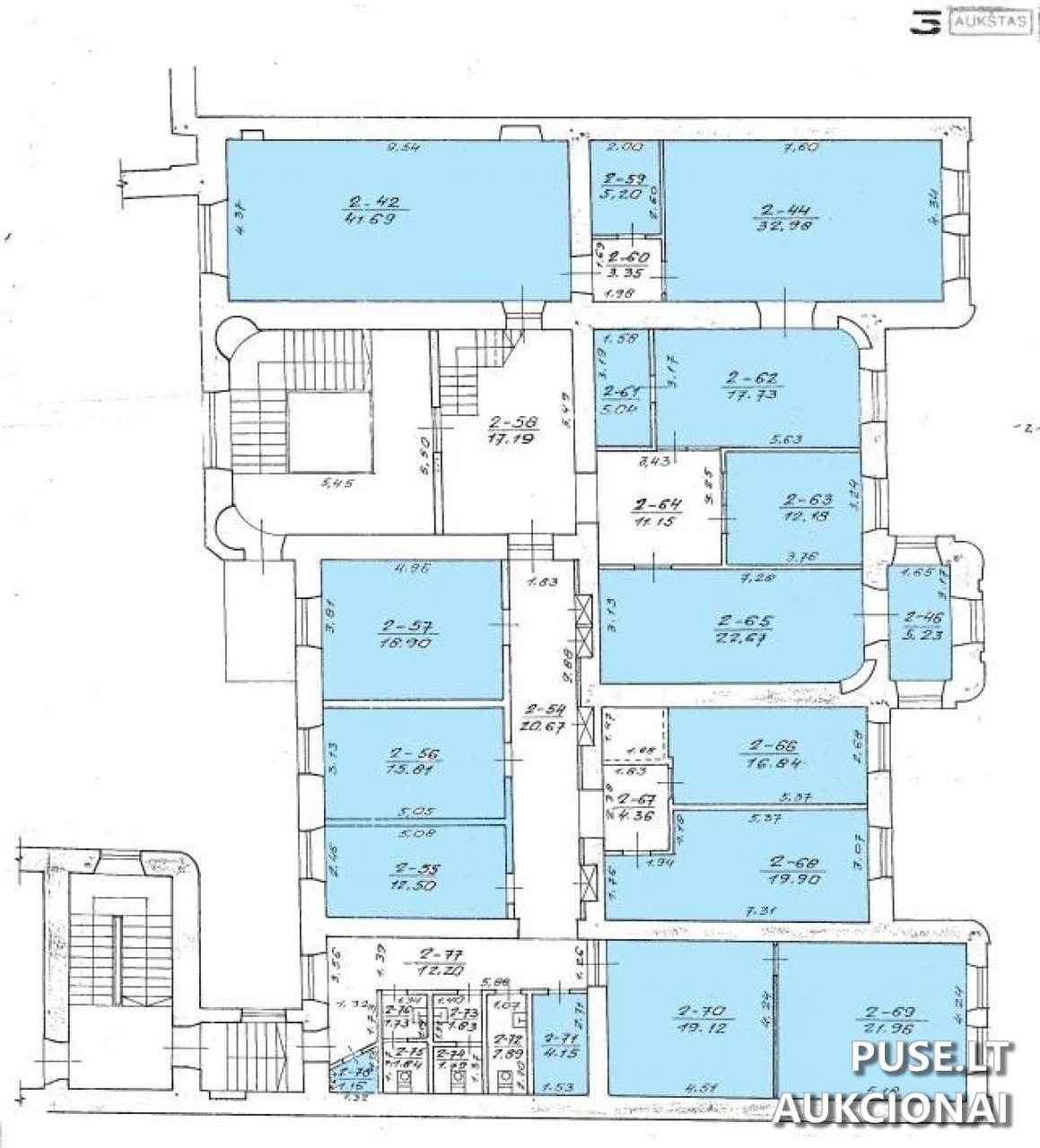 Nuomojamas turtas: Administracinės patalpos Patalpos/Butai Vilniaus g. 27, 01402 Vilnius, Lithuania 5