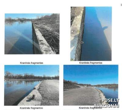 Nuomojama krantinė Jurbarke, Barkūnų g. 33, vandens uostų veiklai, pradinė kaina 0 EUR