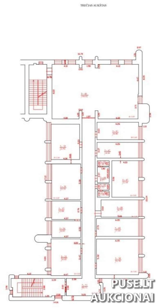 Nuomojamas turtas: Administracinės patalpos Patalpos/Butai Vilniaus g. 16, 01402 Vilnius, Lithuania 1